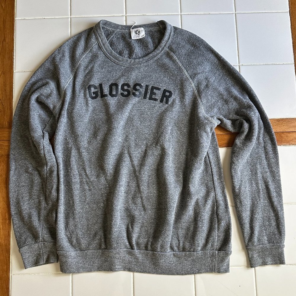 Glossier Crewneck Sweatshirt, Sz. M